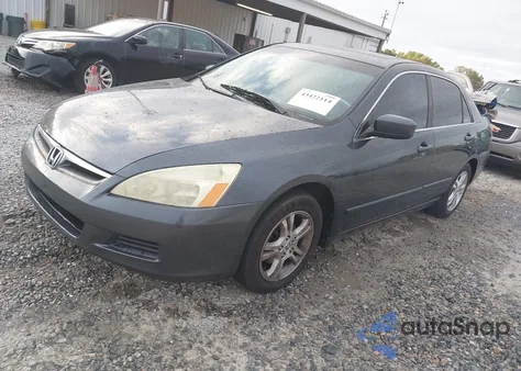 2006 Honda Accord 2.4 Ex из США, поврежденный, VIN 1HGCM56756A121114